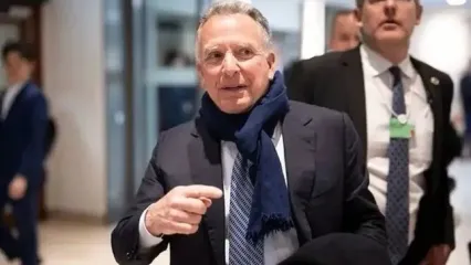 اسکورت پرتعداد خودروی ویتکاف در مسکو حین انتقال به کرملین