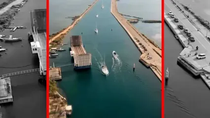 فیلم جزیره یونانی وابسته به یک پل شناور