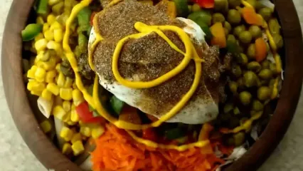 طرز تهیه سالاد ماکارونی فیتنسی بدون مایونز