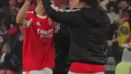 ویدئو: طوفان شادی در لیسبون؛ جشن بنفیکا پس از درهم کوبیدن رئال