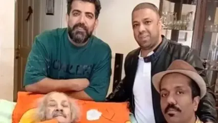 نگاهی به چیدمان منزل دلباز و ایرانی سعید پیردوست زمانی که هنرمندان ایرانی به عیادتشان رفتند/ بوفه پر از بلور و کریستال، آشپزخانه مجهز، تخت مخصوص بیمارستان