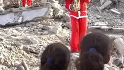 بابانوئل به غزه رفت