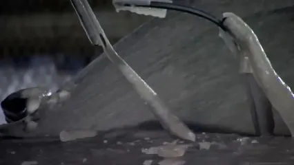 فیلم یخ زدگی کامل خودروها در فیلادلفیا