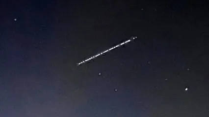 ماجرای دیده شدن یک شیء نورانی در آسمان امشب