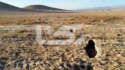 استان فارس روی لبه فروپاشی / زمین باقرآباد نوبندگان شکافت !