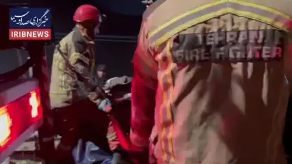 سقوط پژو ۲۰۶ به عمق دره در بزرگراه خرازی