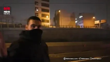 حمله به بزرگراه امام علی(ع) تهران | ریختن میلگرد روی خودروهای عبوری!