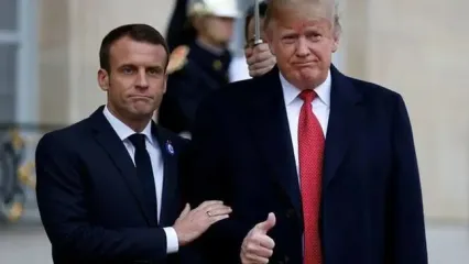 ترامپ دوباره مکرون را مسخره کرد