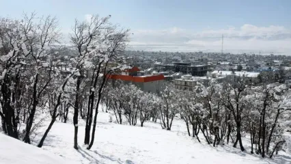 سفیدترین رویای زمستان در قلب کهگیلویه