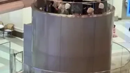 آسانسور بامزه و بی‌نظیر یک مرکز خرید شیک در کویت