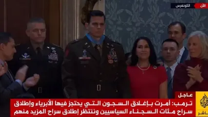 خلبان زخمیِ عملیات دستگیری مادورو مدال گرفت