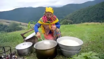 پخت غذاهای محلی در ایران؛ مرغ بریان و آلبالو پلو خوشمزه