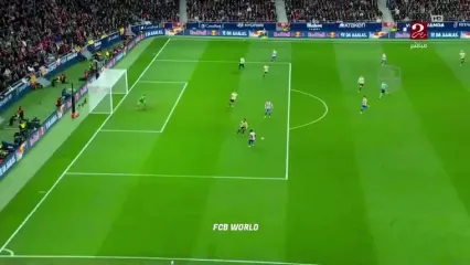 ویدیو: گل چهارم اتلتیکو مادرید به بارسلونا توسط آلوارز