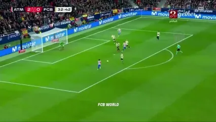 ویدیو: گل سوم اتلتیکو مادرید به بارسلونا توسط لوکمن