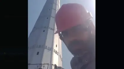 من سخت ترین و خطرناکترین کار ایران را بالای برج میلاد با کمترین تجهیزات دارم حقوقم چقدر کمه !