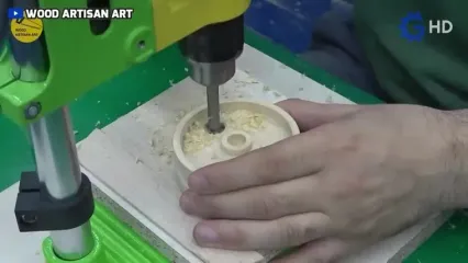 مراحل ساخت ماکت تانک T-34 شوروی سابق با چوب توسط یک نجار آمریکایی