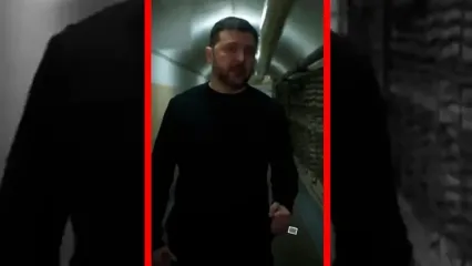 فیلم روایت زلنسکی از روزهای نخست جنگ در پناهگاه