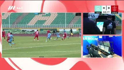 اخراج بازیکن چادرملو به دلیل خطای خطرناک