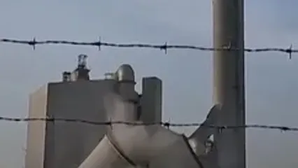 انفجار مهندسی‌شده برج ۱۱۷ متری نیروگاه زغال‌سنگ در آلمان