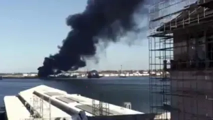 آتش‌سوزی در بزرگترین پالایشگاه نفت کوبا