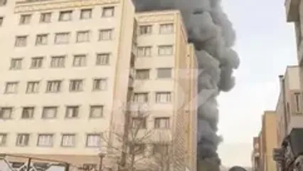 بازار بزرگ جنت‌آباد در آتش؛ لحظه‌ای که همه‌چیز خاکستر شد