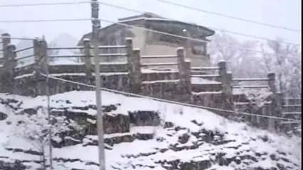 بارش شدید برف در کلیبر آذربایجان شرقی