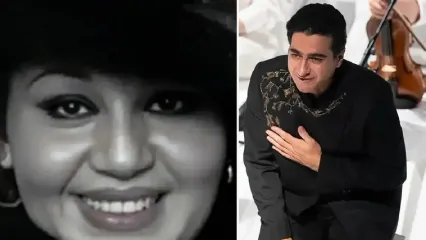 فیلم آواز عاشقانه همایون شجریان / با آهنگ ای دلبر و دلدار من هایده رو خوند سالن کنسرت دلدارش شد