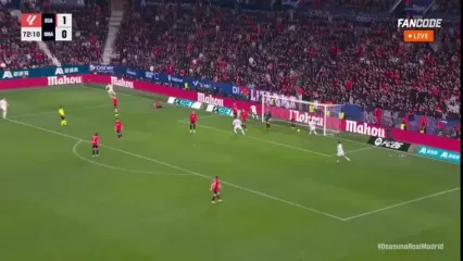 ویدیو: گل اول رئال مادرید به اوساسونا توسط وینیسیوس جونیور