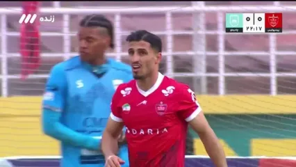 موقعیت گلزنی برای پرسپولیس که علیپور از دست داد