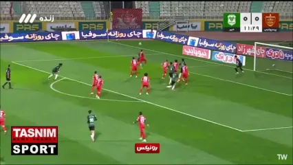 شوک دقیقه ۱۱ به سرخ‌ها؛ احسان حسینی دروازه پرسپولیس را باز کرد
