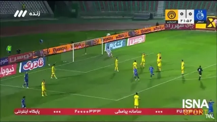 گل اول استقلال به فجر توسط سحرخیزان