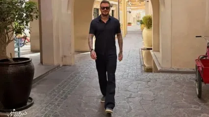 شغل جدید دیوید بکام: پخت نان ایرانی!