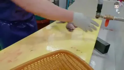 غذای خیابانی در کره؛ برش ماهرانه و تهیه ساشیمی با ماهی ماکرل در سئول