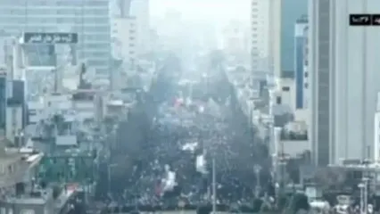 مشهد با حضور چند میلیونی مردم تسخیر شد