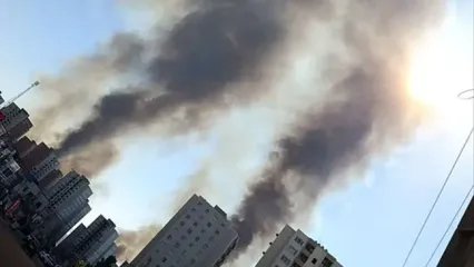 منشا ستون‌های دود در پرند مشخص شد