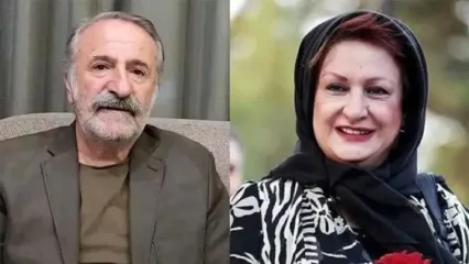 فیلم گلایه مریم امیرجلالی: مهران رجبی با اون دماغش تنقش زن بازی کرد اصرار کرد شبیه من شده گفتم نیمرخ وایسا دماغ تو کجا و من کجا + عکس زن پوشی آقای بازیگر