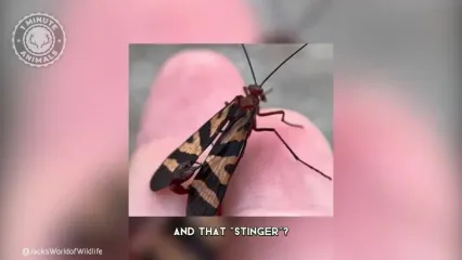 مگس عقرب؛ حشره ای عجیب با دمی شبیه عقرب!