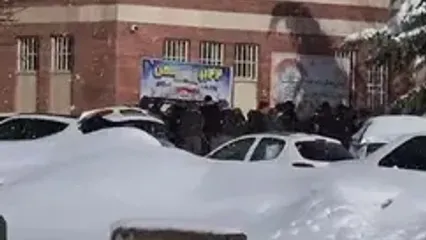 بارش سنگین برف در مرز تمرچین