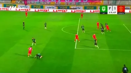 گل اول پرسپولیس به خیبر توسط سرگیف