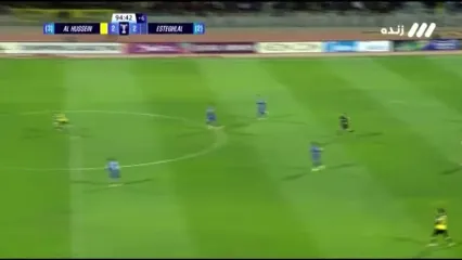 ویدیو: گل سوم الحسین به استقلال توسط عبیدا احمد