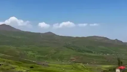 فیلم مناظر کوهستانی و دشت‌های سرسبز تالش