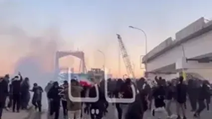 آغاز درگیری‌ها در عراق مقابل سفارت آمریکا