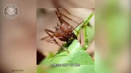 مورچه برگ بُر؛ جانداری که برگ ها را برای پرورش قارچ برش می زند!