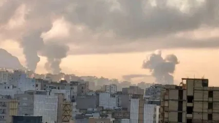 میدان سپاه تهران بمباران شد