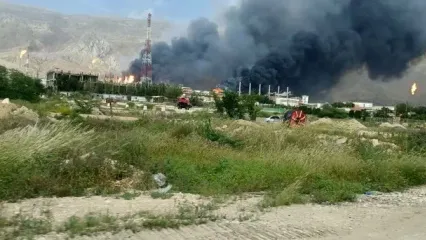 فیلم حمله آمریکا و اسرائیل به پالایشگاه عسلویه