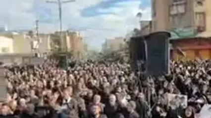 عزاداری مردم اهواز در سوگ رهبر انقلاب