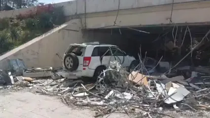 ویدئو: خسارت جدی حملات آمریکایی صهیونی به سالن 12 هزار نفری