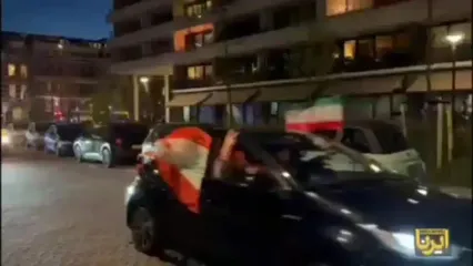 کاروان خودرویی حامیان ایران در هلند