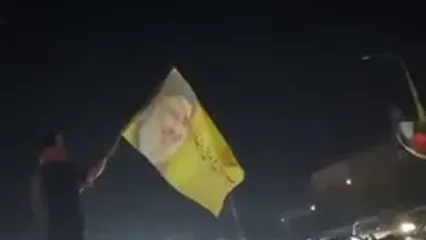 جشن خیابانی مردم بیروت پس از اجرای آتش بس