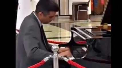 شباهت عجیب پیانیست پالادیوم به عادل فردوسی‌پور